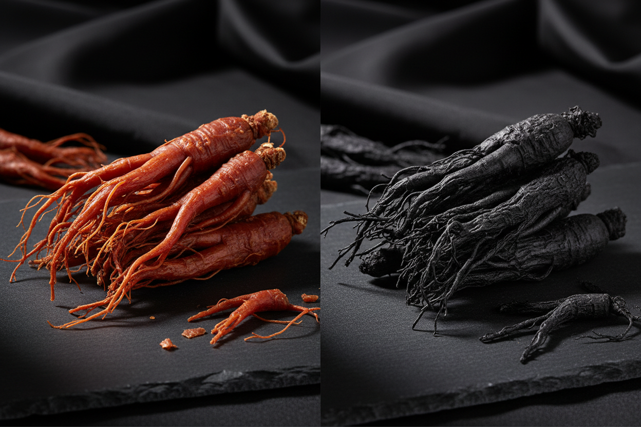 Korean Red Ginseng vs Black Ginseng: What's the Difference?