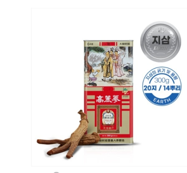 Korean 6 Year Red Ginseng Root Earth Grade 20Ji 300g