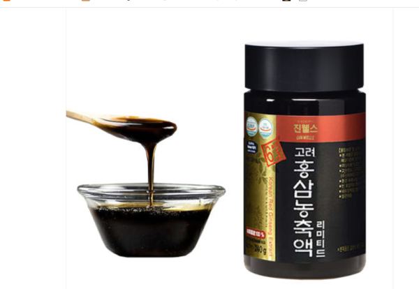 ILHWA Korean Red Ginseng Pure Extract 240g / 100% 6 Year Korean Ginseng Root