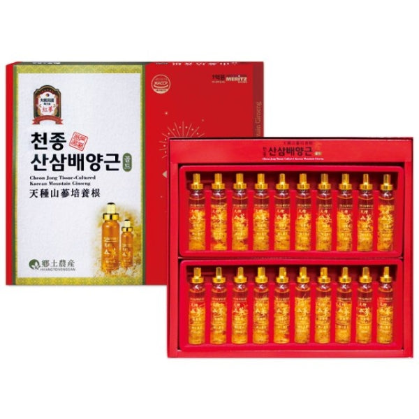 Korea Wild Mountain Ginseng-Cultivated Roots Essence Drink bottle set 30 vial set
