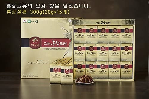 6 Years Honeyed Korean Red Ginseng Slices 300g(20g x 15pcs) / 200g(20g x 10pcs)