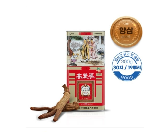 Korean 6 Year Red Ginseng Root Good Grade 30Ji 300g