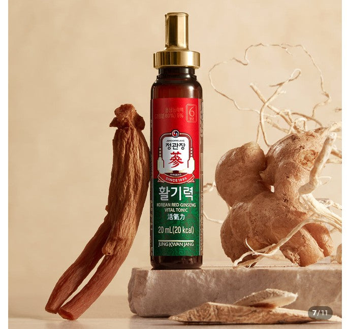 Vital Tonic Gift Set Box 10-Bottle set or 16 bottle set Korean Red Ginseng - CheongKwanJang
