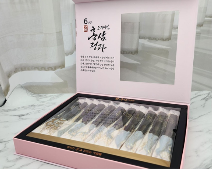 Korean 6 Year Red ginseng Whole root in honey