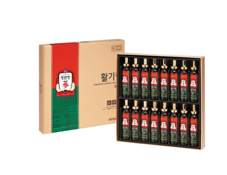 Vital Tonic Gift Set Box 10-Bottle set or 16 bottle set Korean Red Ginseng - CheongKwanJang