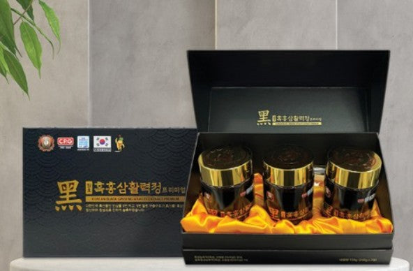 [Dongjin Pharmaceutical] Korean Black Ginseng 240g x 1 bottle or 240g x 3 bottle  Gift Set improving immunity