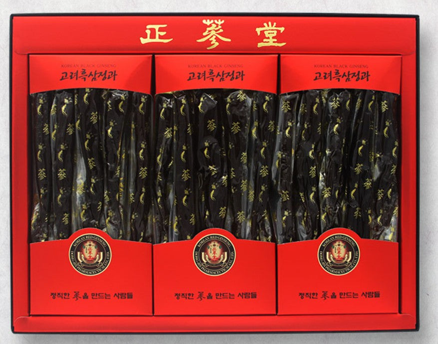Korean Black Ginseng Honeyed whole root 165g ~ 500g made in Korea Healthy Snack