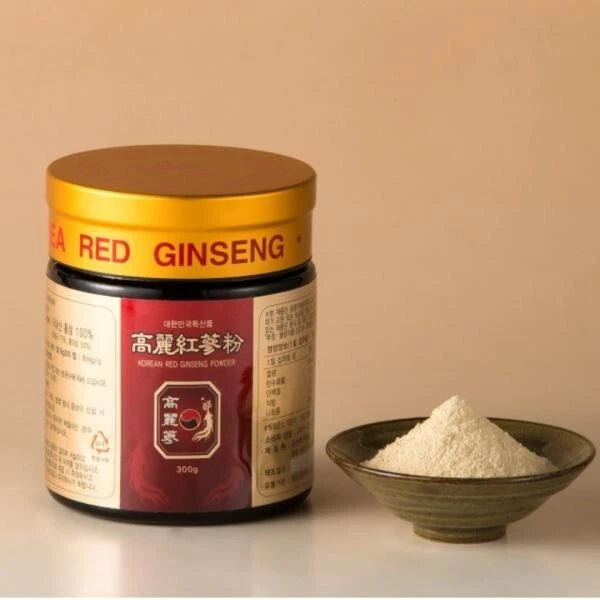 6 Year 100% Pure Korean Red Ginseng Roots Powder 300g (10.58 oz) panax Insam
