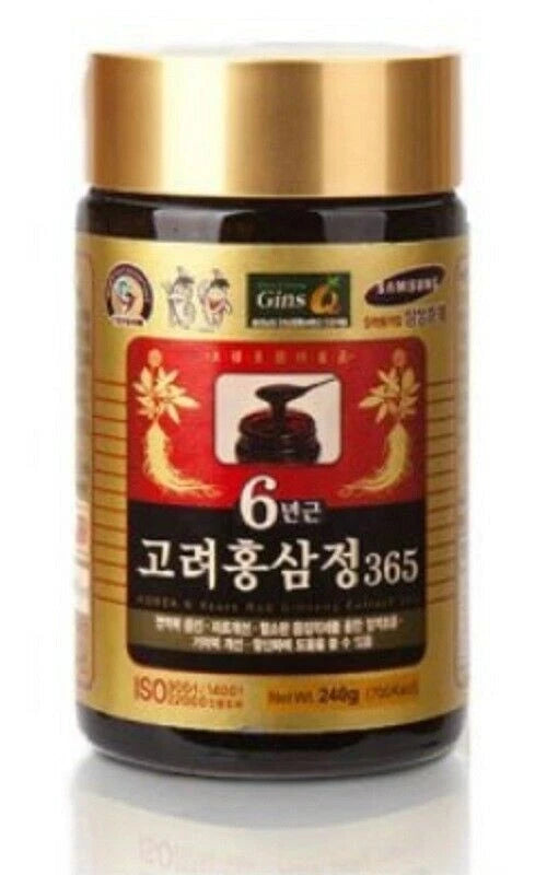Korean 6 Years Red Ginseng Extract 365, 240g x 4ea Red Ginseng Tea