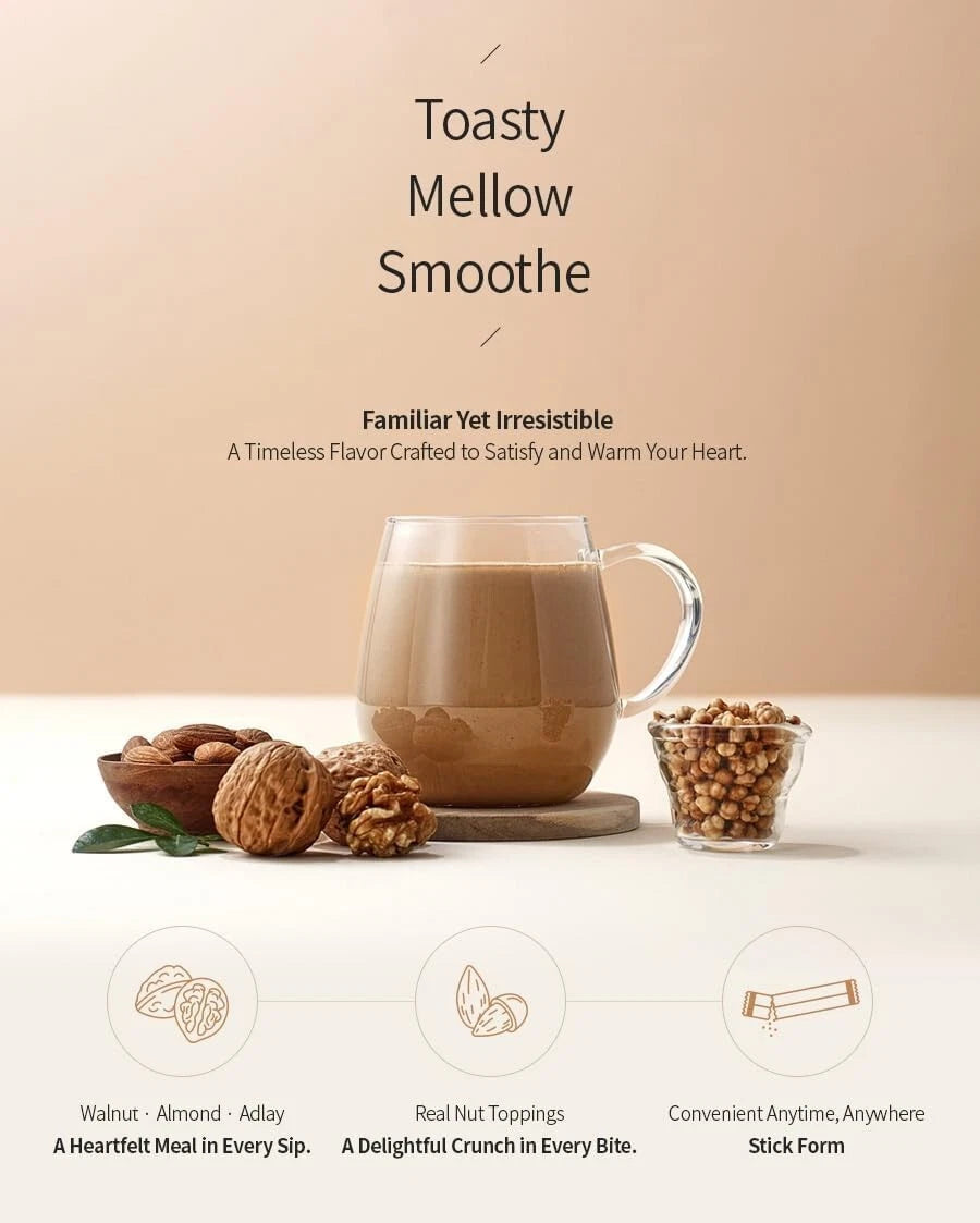 [HEALTH TEA] Korea Food Walnut Almond & Adlay Tea 18g x 50T Savory & delicious