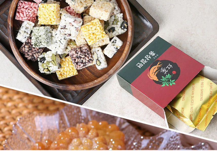 Traditional Korean Rice Honey Cookies Hangwa Gift Set 1.5KG