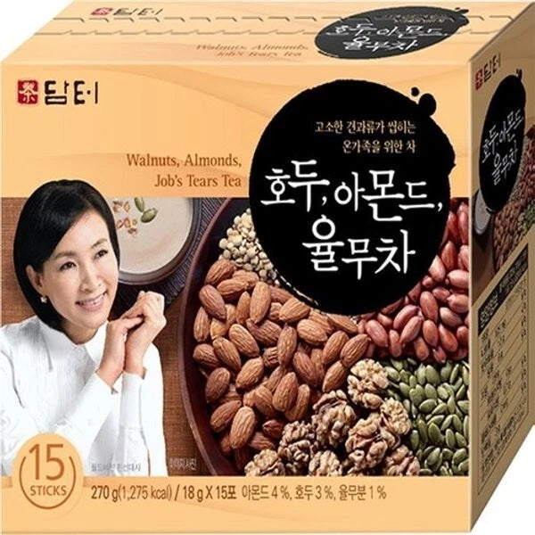 [HEALTH TEA] Korea Food Walnut Almond & Adlay Tea 18g x 50T Savory & delicious