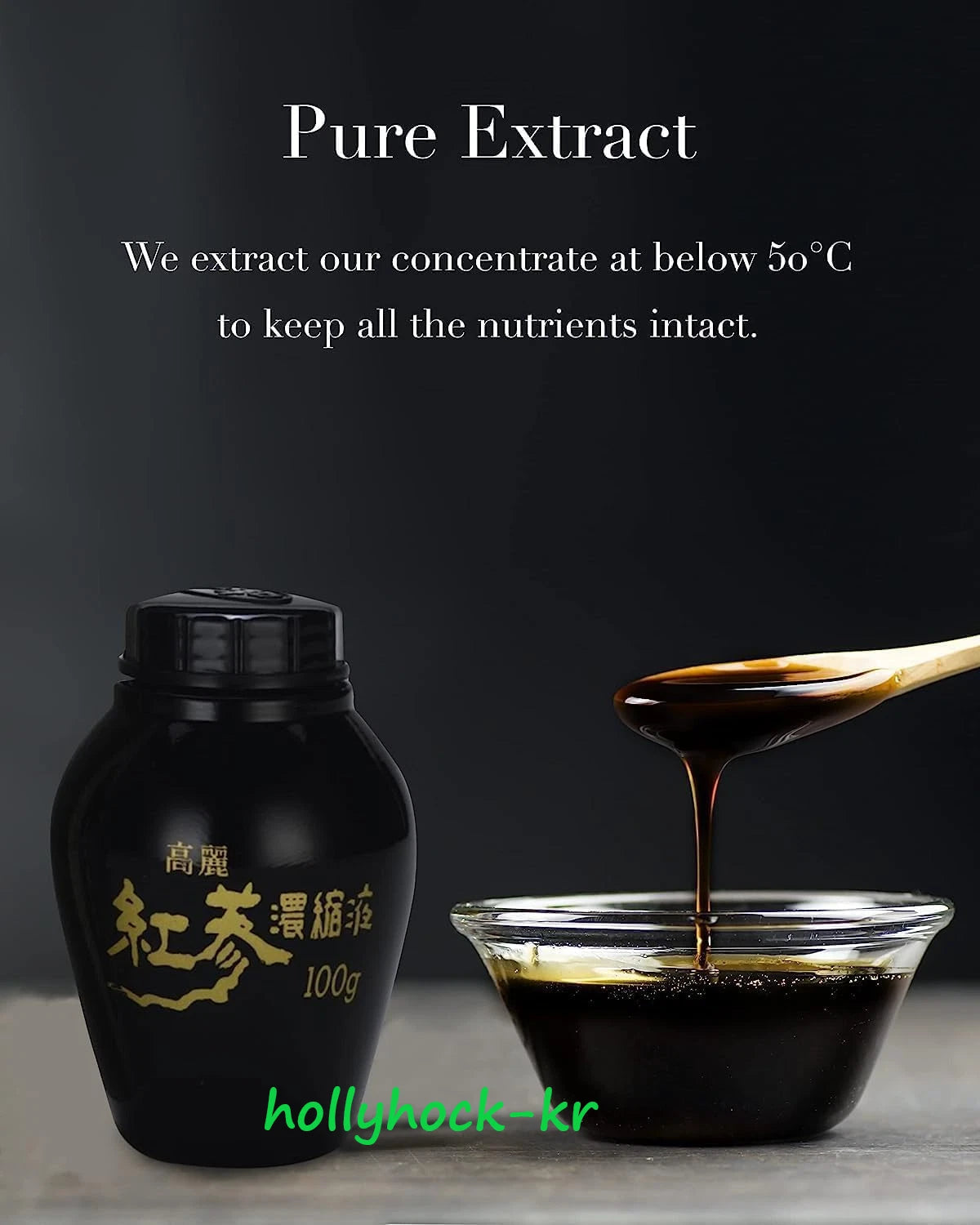 ILHWA 100% Korean 6 year Ginseng Extract~100g Ginsenoside 45mg/3g/a day