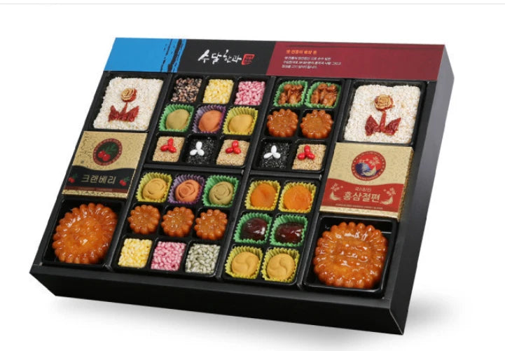 Traditional Korean Rice Honey Cookies Hangwa Gift Set 1.5KG