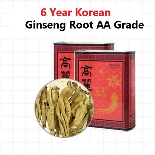 Korean 6-Year Whole Root Ginseng Grade A+ Vacuum Packed Direct from Korea