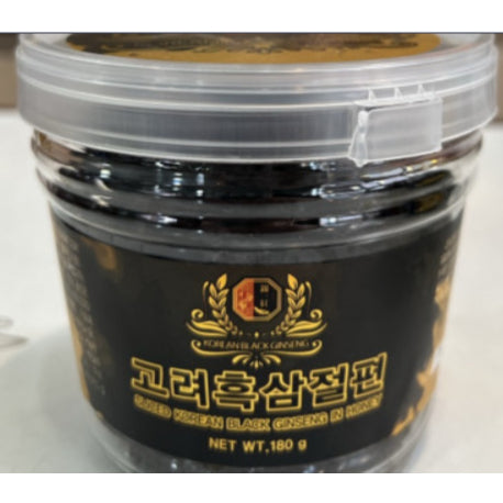100% Korean Red and Black Ginseng Slice Preserved in Honey 180g