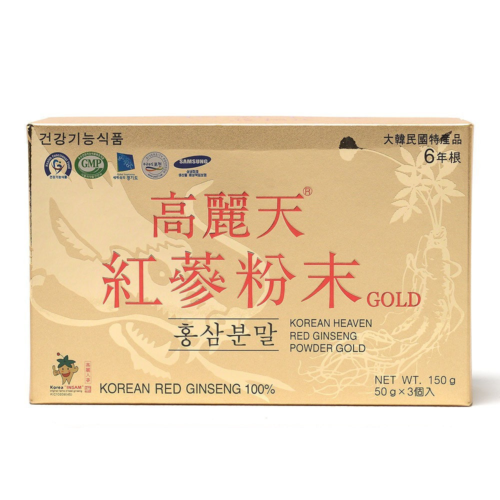 Korea 6 Year Red Ginseng Powder 150g ( 50g x 3 bottle )