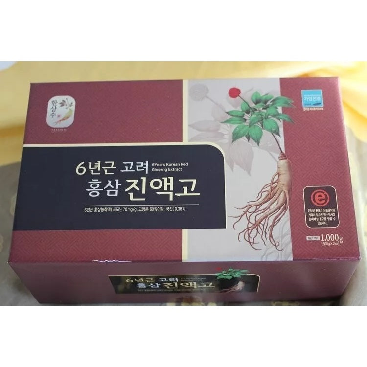 Korean 6 Year Red Ginseng Extract 1000g(35.27oz) Saponin 70mg/g