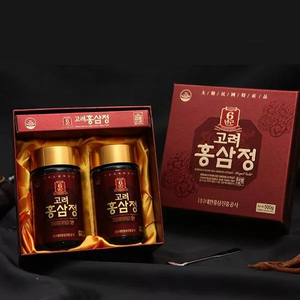 Korean 6 years Root Red Ginseng Extract Royal Gold 250ml x2EA (17.6 oz)) Saponin