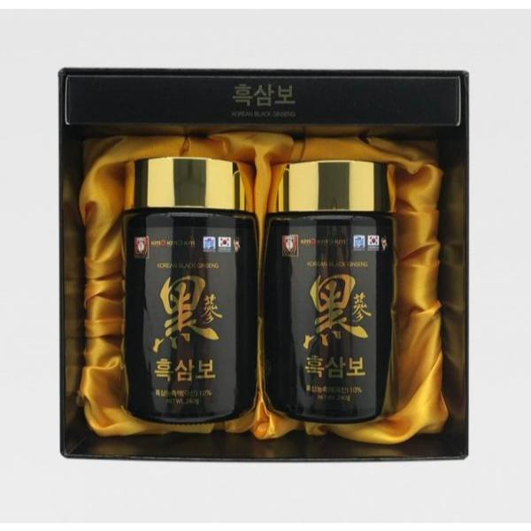 [Dongjin Pharmaceutical] Korean Black Ginseng 240g x 1 bottle or 240g x 2 bottle  Gift Set improving immunity