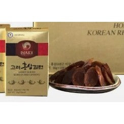 Deokwon Honeyed Korean Red Ginseng Slices 200g(20gx10pieces)/300g(200gx15pieces)