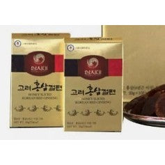 Deokwon Honeyed Korean Red Ginseng Slices 200g(20gx10pieces)/300g(200gx15pieces)