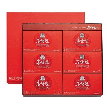 Cheong Kwan Jang Hong Sam Won Pouch - Korean Red Ginseng Drink - 50mlx30 Pouches