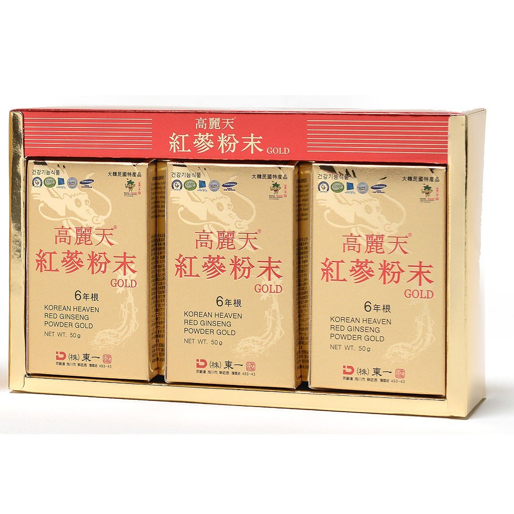 Korea 6 Year Red Ginseng Powder 150g ( 50g x 3 bottle )