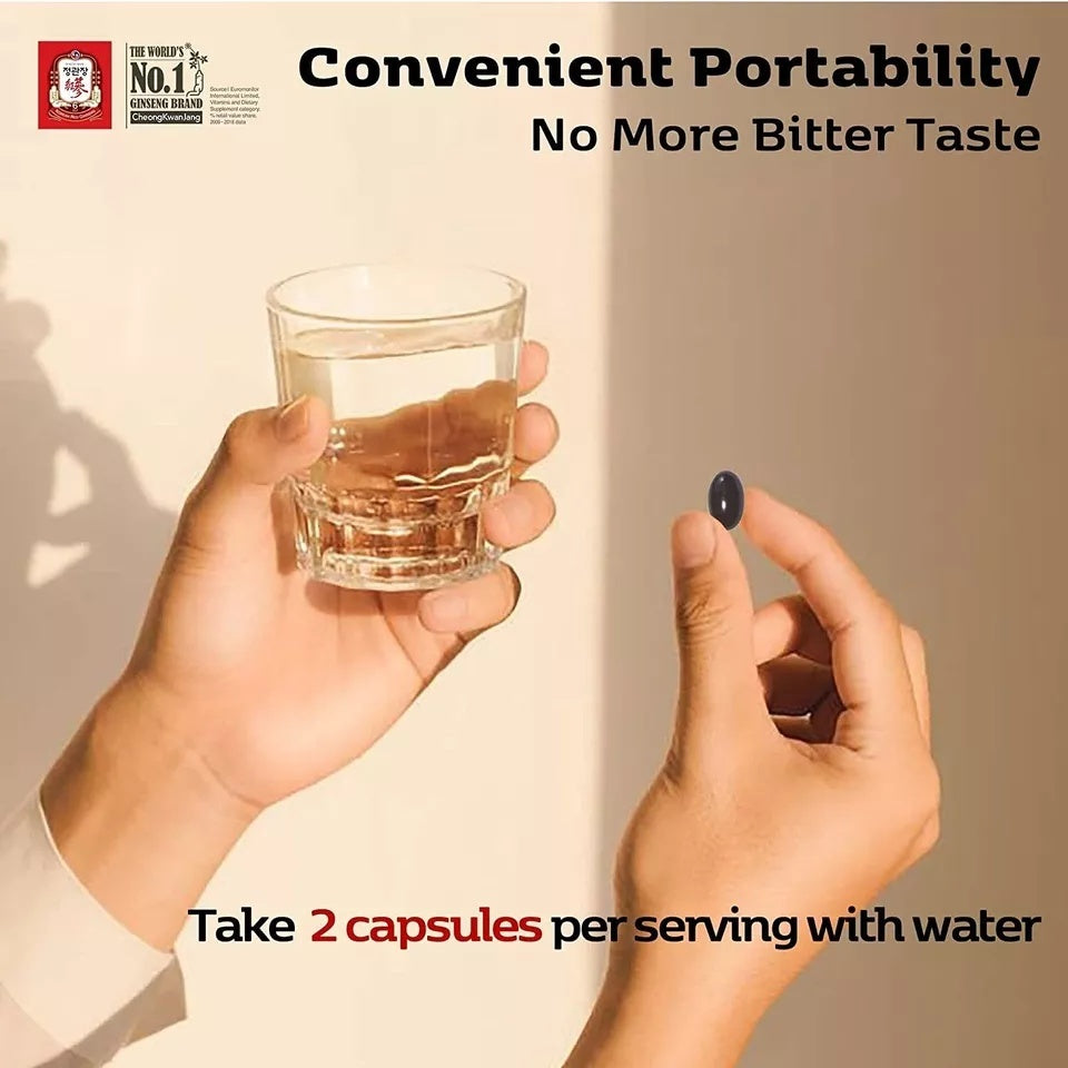 KGC CheongKwanJang Korean Red Ginseng Extract Capsules 500mg x 100 Capsule