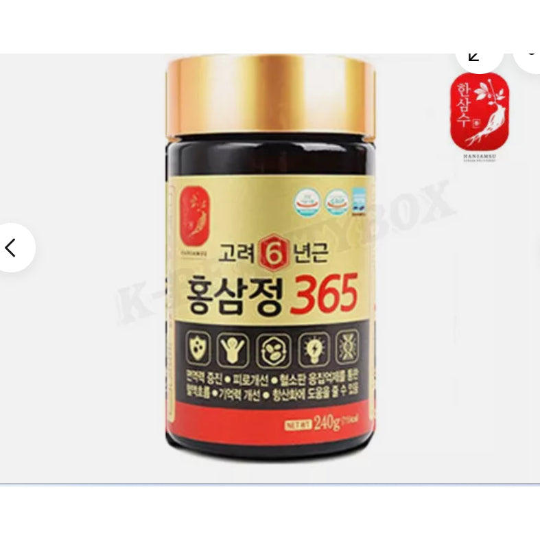 6Years Korea Red Ginseng Extract 365 Saponin Panax 240g