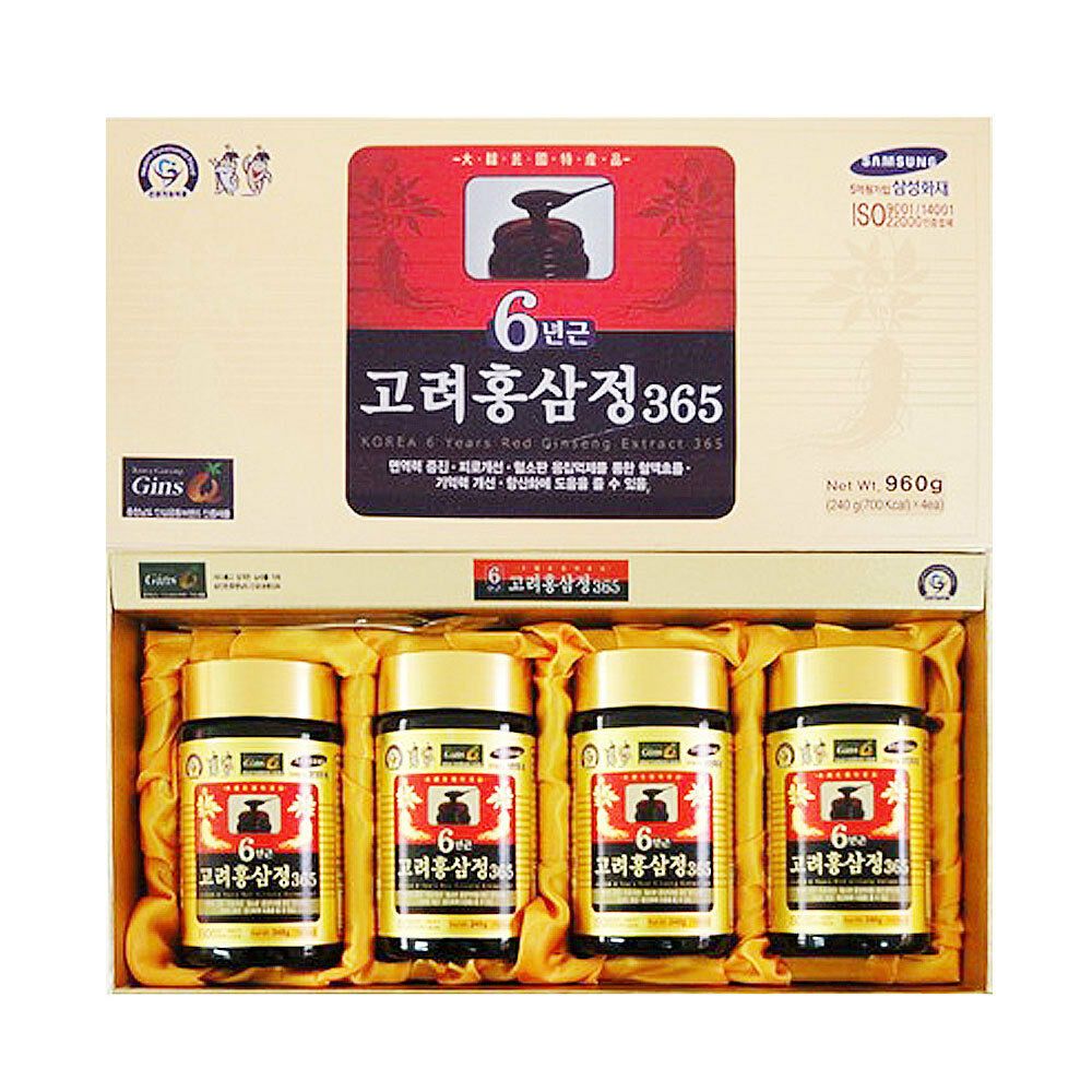 6-year-old Korean ginseng, concentrated extract 365, ready to ship 100% authentic Korean Red Ginseng Syrup